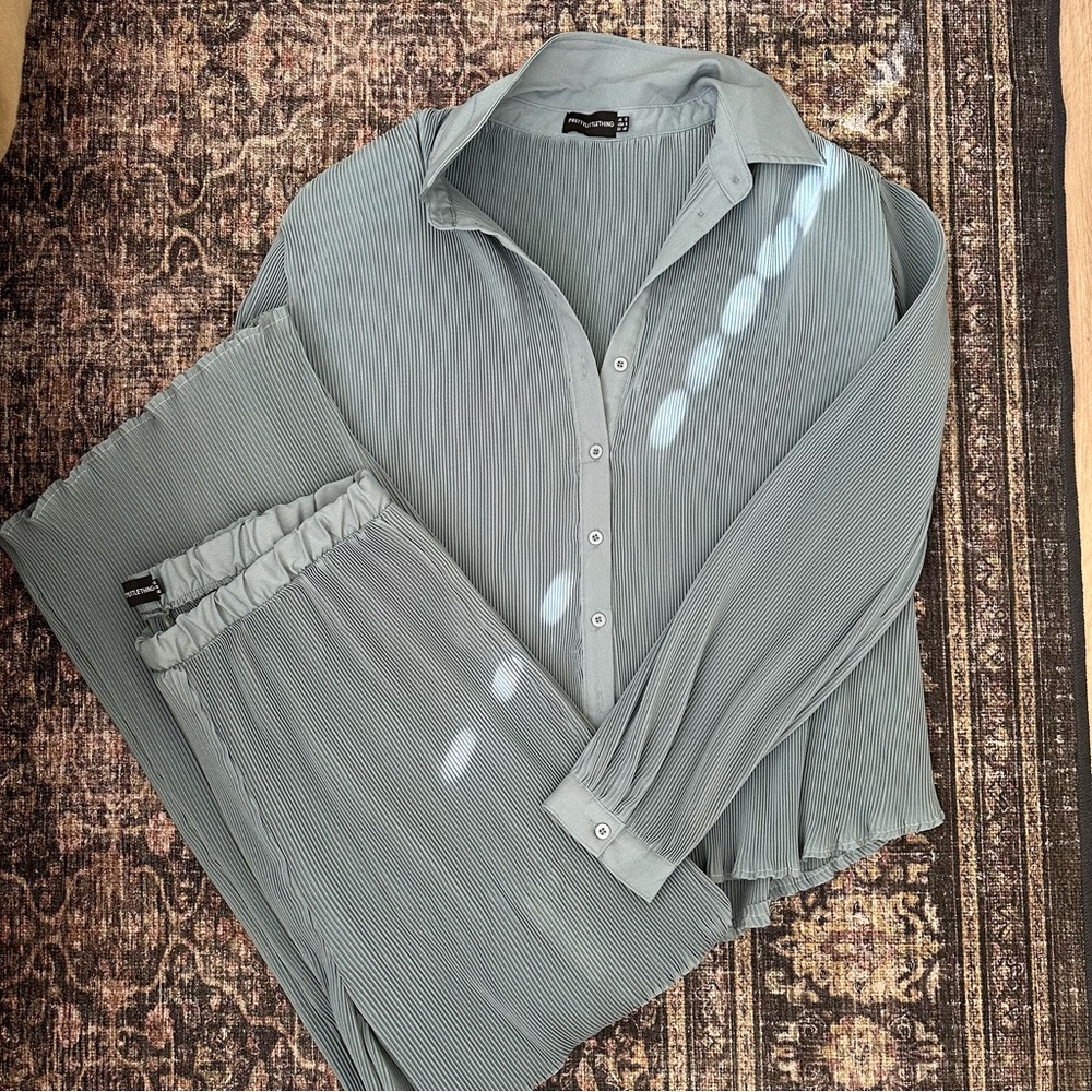 Pretty Little Thing Pleated Matching Set